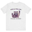  Raccoon House Divided Funny College Rivalry T-Shirt, Longhorns vs Aggies