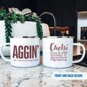  Custom Texas Tech Enamel Mug, Personalized College Grad Gift, Choose Your School