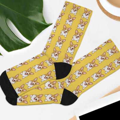 Corgi Socks for Eccentric Adults, Fun Birthday Gift