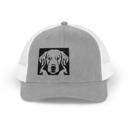  Custom Dog Breed Embroidered Trucker Hat, Trendy Offset Embroidery 