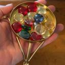  Brass Modern Bee and Butterfly Fountain for Flower Beds Bushes Potted Plants