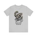 Athletic Gray Raccoon and Squirrel Best Friends Shirt