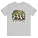 Athletic Gray Vintage-look Toad in Tux Graphic Tee