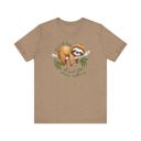 Heather Tan Funny Sloth Shirt, Im Not Lazy I Just Like Doing Nothing Tee