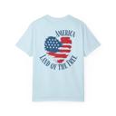  Patriotic USA Comfort Colors Front & Back Print T-shirt