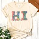  3D Sprinkles T-Shirt with Hi Graphic