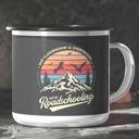  Roadschooling Enameled Camp Mug, Homeschool Travel Mug