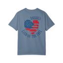  Patriotic USA Comfort Colors Front & Back Print T-shirt