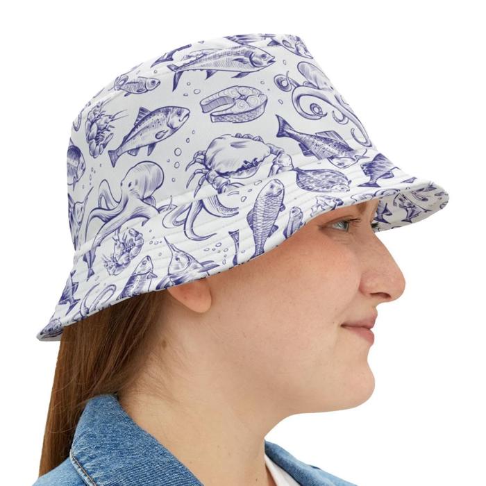 Ocean Life  Bucket Hat Festival Wear