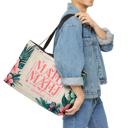  Mah Jongg Custom Tropical Flowers Carry Bag for Game Night Gear