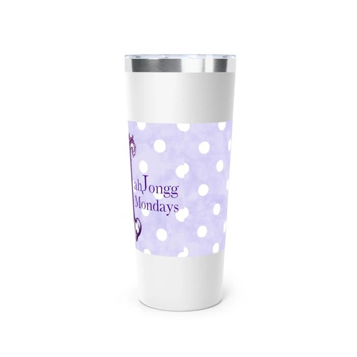 Mahjongg Mondays 22oz Steel Travel Mug