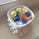  Ceramic Bee and Butterfly Fountain for Flower Beds Bushes Potted Plants