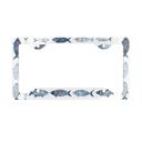  Blue Fishes License Plate Frame