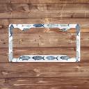  Blue Fishes License Plate Frame