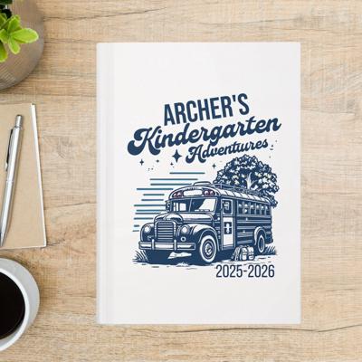 Personalized Kindergarten Adventure Journal, Milestone Memory Book