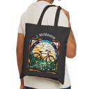  Cyclist Personalized Cotton Canvas Tote Bag