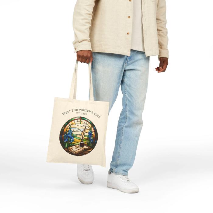 Writers Custom Cotton Canvas Tote Bag