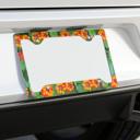  Orange Lantana License Plate Frame