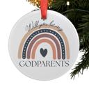  Be My Godparents Ornament. Godparents Proposal Suncatcher