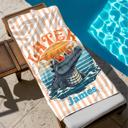  Later Gator Striped Beach Towel