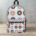  Donuts Backpack for Students Teachers Food Lovers