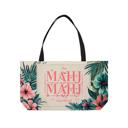  Mah Jongg Custom Tropical Flowers Carry Bag for Game Night Gear