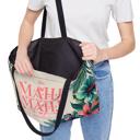  Mah Jongg Custom Tropical Flowers Carry Bag for Game Night Gear