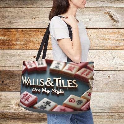 Mah Jongg Custom Carry Bag for Tiles Racks Mat Card and Money Bag