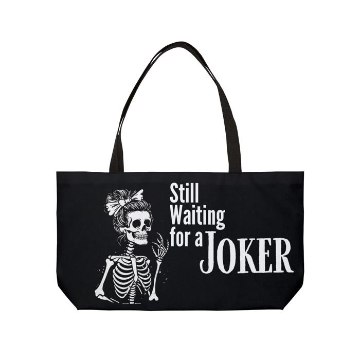 Mah Jongg Custom "Waiting for a Joker" Carry Bag for Game Night Gear