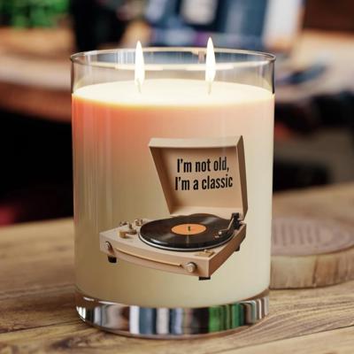 Vinyl Record Player 40th 50th 60th Birthday Candle