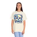  Girly Skull  Cute Halloween Comfort Colors Shirt,