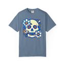  Girly Skull  Cute Halloween Comfort Colors Shirt,