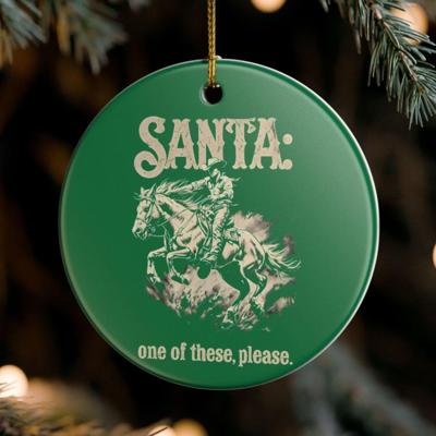 Cowgirls Wish Ornament, Funny Western Style Keepsake