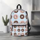  Donuts Backpack for Students Teachers Food Lovers