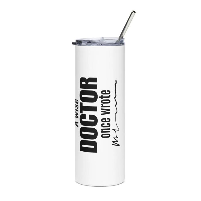 Wise Doctor Stainless Steel Travel Mug Gift for Physicians Dentists Medical Pros