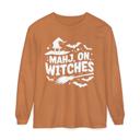  Mahjongg Halloween Comfort Colors Long Sleeve T-Shirt, Spooky Game Night Shirt for Mah Jong Players