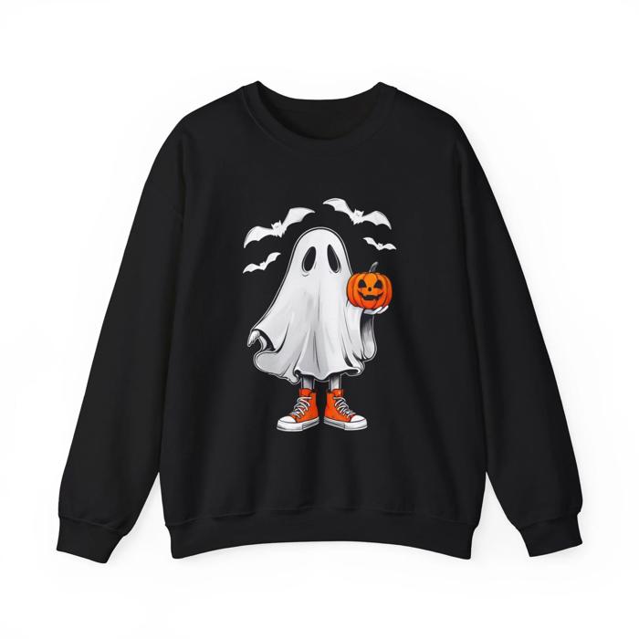 Cute Ghost in Tennis Shoes Sweatshirt