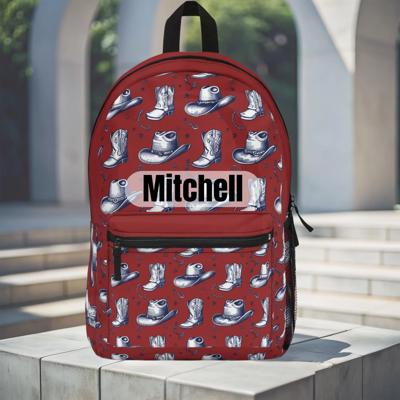 Western Gear Backpack, Western Style Cowboy Boots & Hats Backpack