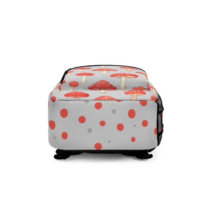 Mushrooms & Polka Dots Cottagecore Backpack