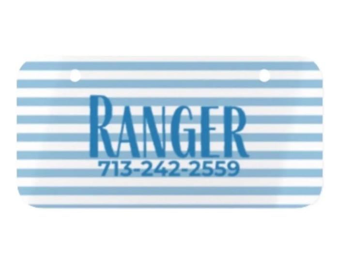 Custom Pet Kennel Name Tag, Personalized Crate Plate for Dogs or Cats, Great for Boarding Vet Visits Travel Carriers, New Pet Parent Gift