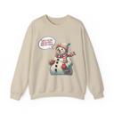  Pregnant at Christmas Sweatshirt, Pregnancy Funny Seasonal Sweater, Holiday Santa Gift for Mom to Be