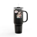  Pregnant at Christmas 40 oz Travel Mug, Mom to Be Oversized Tumbler