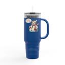  Pregnant at Christmas 40 oz Travel Mug, Mom to Be Oversized Tumbler