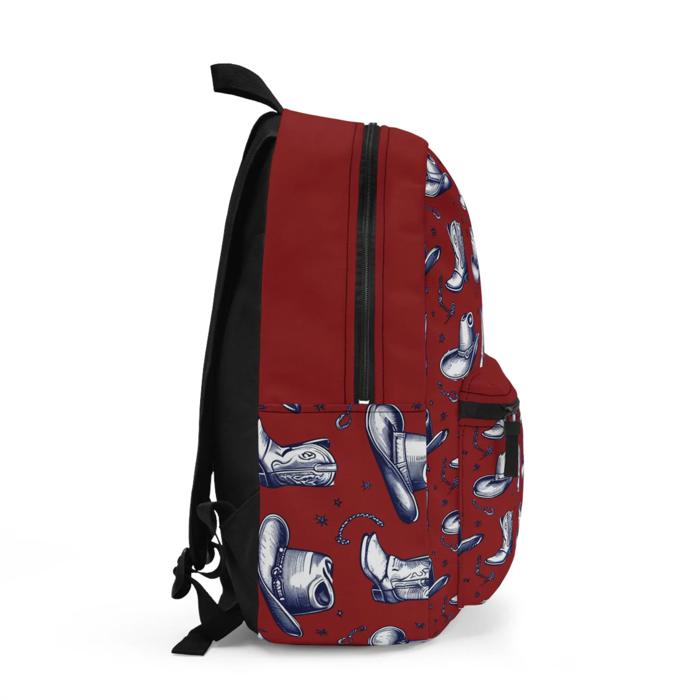Western Gear Backpack, Western Style Cowboy Boots & Hats Backpack