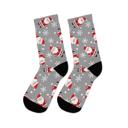  Santa Cute Christmas Socks, Recycled Poly Socks for Xmas Party Outfits