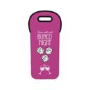 Pink Funny Bunco Night Wine Tote Bag, Gift for Bunko Players, 4 Color Choices
