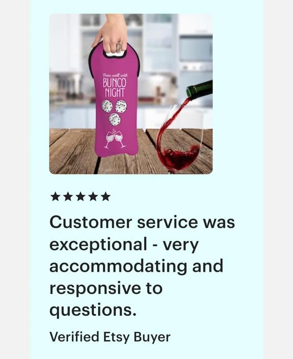 Funny Bunco Night Wine Tote Bag, Gift for Bunko Players, 4 Color Choices