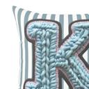  Custom Initial Letter Faux Suede Pillow, Cute Monogram Dorm Room Decor