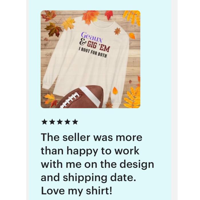 College Rivals Long Sleeve Comfort Colors Tailgate TShirt