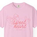  Sweetheart...Well Usually Comfort Colors Funny T-shirt, Bows and Snarky Sweet Sentiment Gift for Teachers Nurses Teens Adults